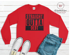"Straight Outta Debt" Red